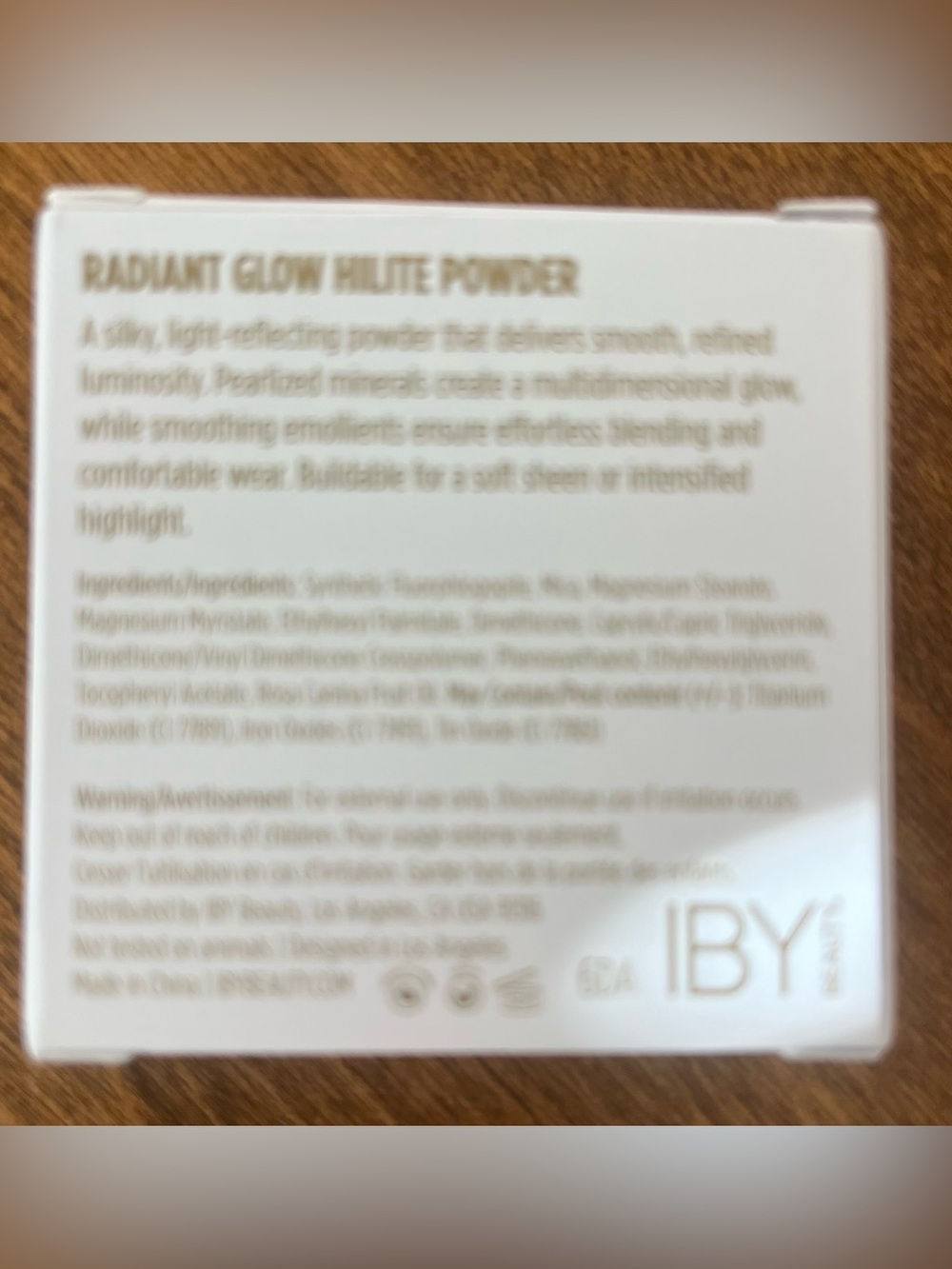 IBY Radiant Glow Highlight Hilite Powder — 24K Magic New in Box - Picture 3 of 6